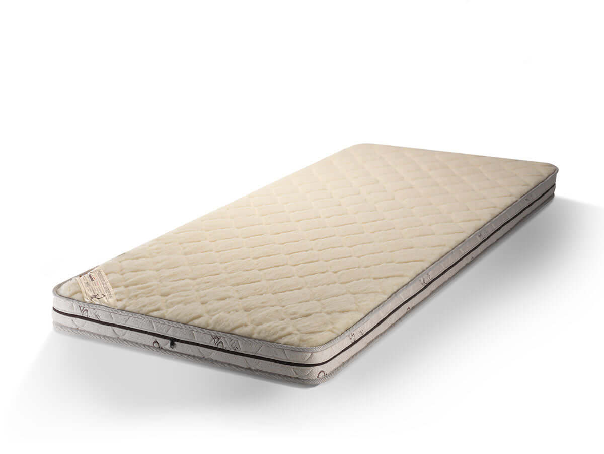 The Woolland Mattress Topper with Linen and Merino Wool