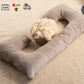 The woolland Organic Linnen  Pregnancy Pillow, C Shaped