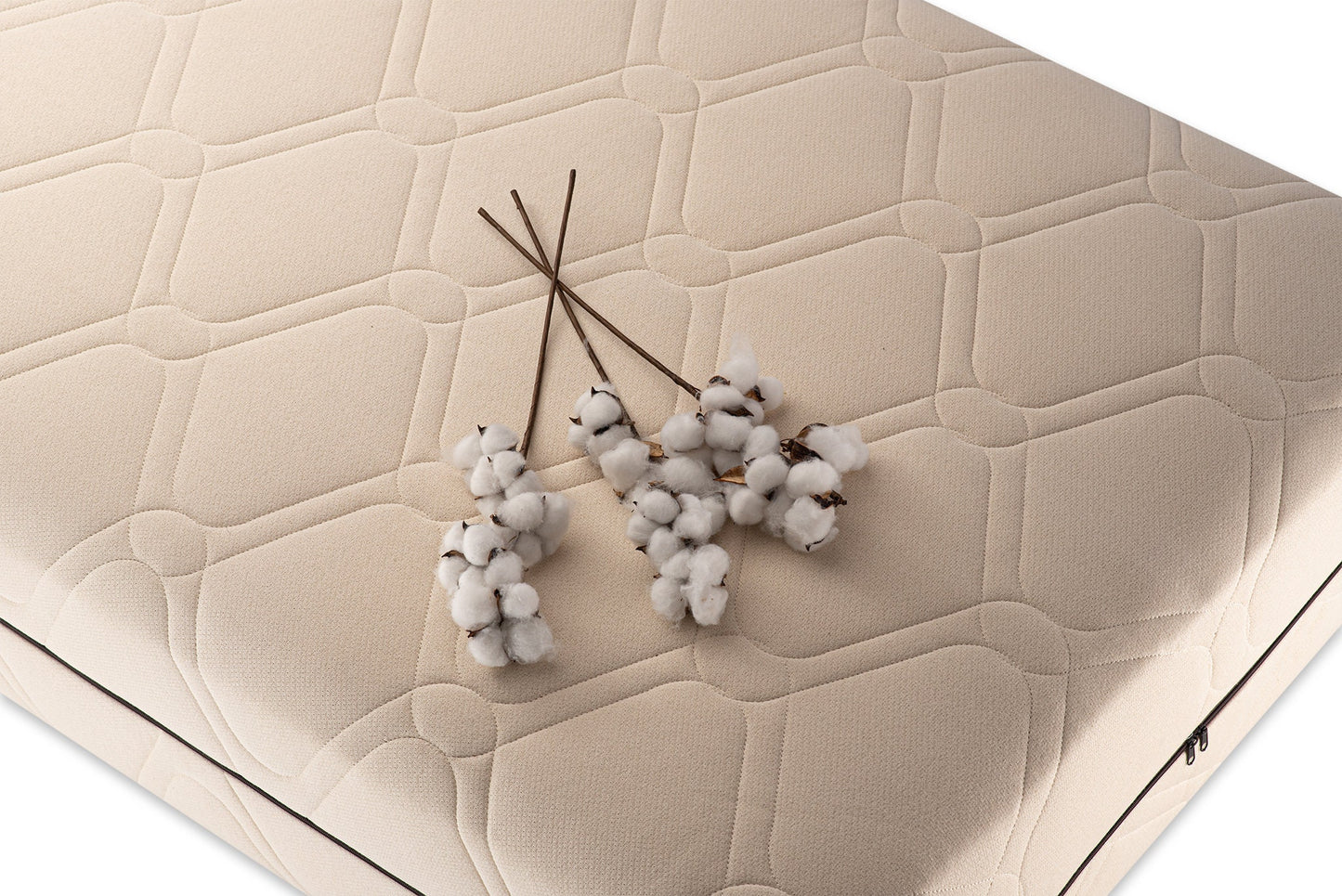 The woolland Organic cotton and wool mattress cover EU size