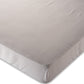 Natural linen fitted sheet