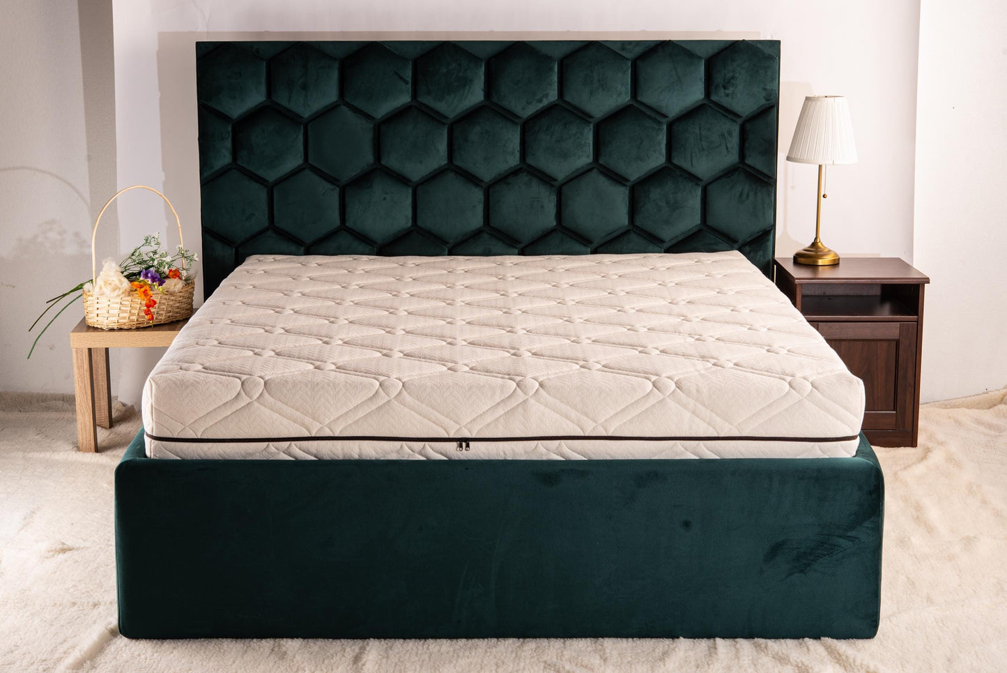 Hemp and organic cotton mattress cover, US SIZES