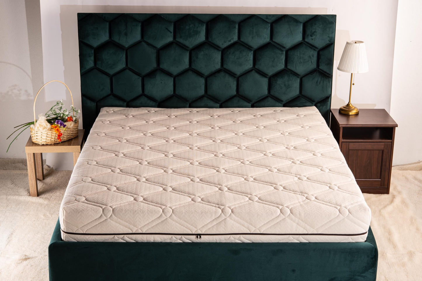 Hemp and organic cotton mattress cover, US SIZES