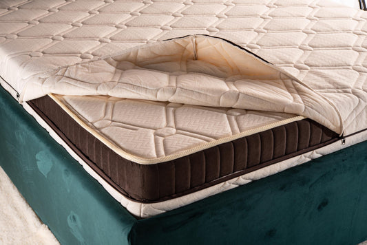 Hemp and organic cotton mattress cover, EU Sizes